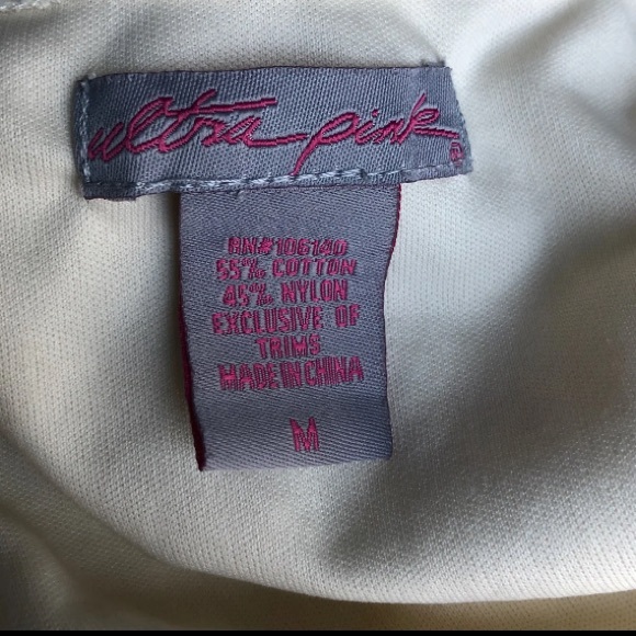 Ultra Pink- Size Medium Dress Cream Colored - Picture 5 of 5